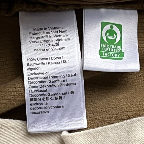 Wallace & Barnes Brown Cotton Corduroy Carpenter Painter Pants 33x30 J.Crew - Picture 13 of 14